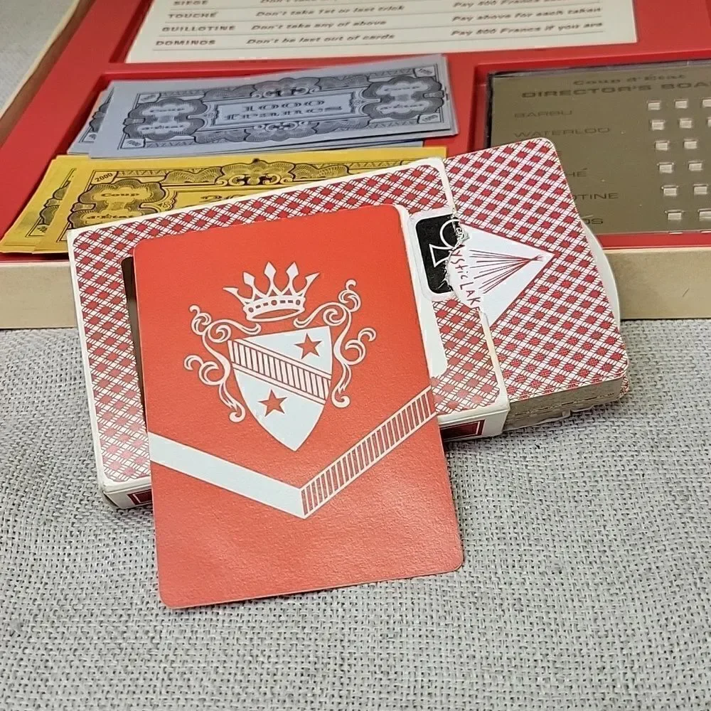 Vintage 1966 COUP D’ ETAT Game‎ Of Cards Parker Brothers Nice Condition